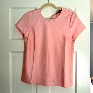 NWOT JCREW light pink short sleeve top